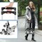 Portable Folding Stair Climbing Hand Truck with 3-Position Adjustable Telescoping Handle